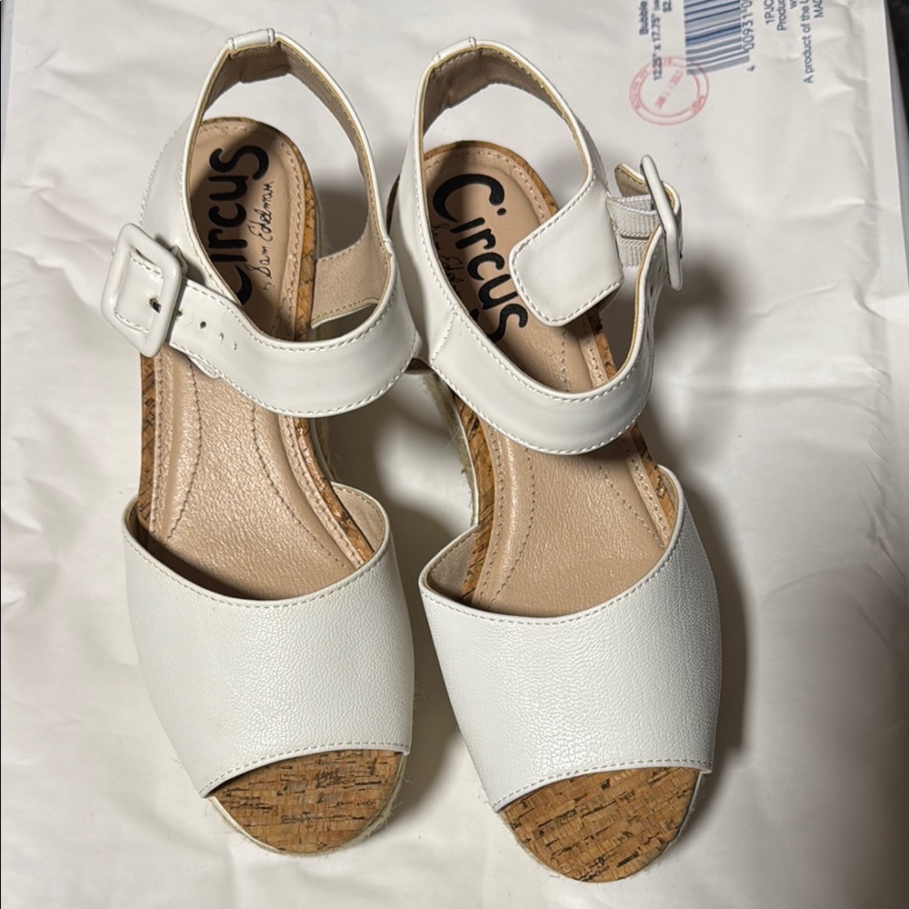 Circus by Sam Edelman Cream Sandals